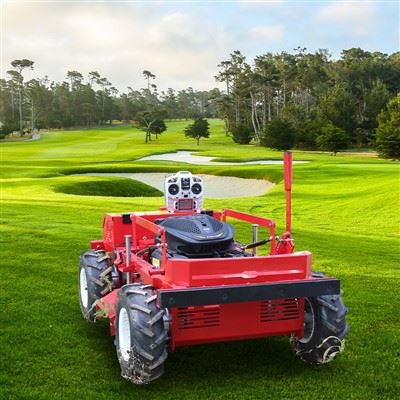 Kann ein Allrad-Rasenmäher auf engstem Raum schneiden?